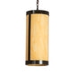 Meyda Lighting Cartier 10" Timeless Bronze Pendant Light With Amber Tawnyrock Idalight Shade