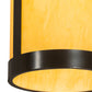 Meyda Lighting Cartier 10" Timeless Bronze Pendant Light With Amber Tawnyrock Idalight Shade