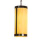 Meyda Lighting Cartier 10" Timeless Bronze Pendant Light With Amber Tawnyrock Idalight Shade