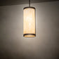 Meyda Lighting Cartier 12" 2-Light Tyler Bronze Pendant Light With Sahara Taupe Idalight Shade