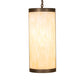 Meyda Lighting Cartier 12" 2-Light Tyler Bronze Pendant Light With Sahara Taupe Idalight Shade