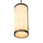 Meyda Lighting Cartier 12" 2-Light Tyler Bronze Pendant Light With Sahara Taupe Idalight Shade