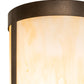 Meyda Lighting Cartier 12" 2-Light Tyler Bronze Pendant Light With Sahara Taupe Idalight Shade