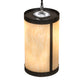 Meyda Lighting Cartier 14" 4-Light Golden Bronze Pendant Light With Beige Sahara Taupe Idalight Shade