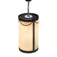 Meyda Lighting Cartier 16" 5-Light Golden Bronze Pendant Light With Beige Sahara Taupe Idalight Shade