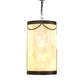 Meyda Lighting Cartier 16" 5-Light Golden Bronze Pendant Light With Beige Sahara Taupe Idalight Shade