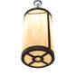 Meyda Lighting Cartier 16" 5-Light Golden Bronze Pendant Light With Beige Sahara Taupe Idalight Shade
