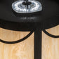Meyda Lighting Cartier 16" 5-Light Golden Bronze Pendant Light With Beige Sahara Taupe Idalight Shade