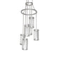 Meyda Lighting Cartier 24" 6-Light Nickel Cascading Chandelier With Clear Rainfall Idalight Shade