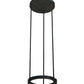 Meyda Lighting Cartier 35" 9-Light Mahogany Bronze Chandelier With Silver Mica Shade Glass