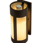 Meyda Lighting Cartier 5" Oil Rubbed Bronze Wall Sconce With Creme Carrara Idalight Shade