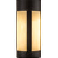Meyda Lighting Cartier 5" Oil Rubbed Bronze Wall Sconce With Creme Carrara Idalight Shade