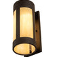 Meyda Lighting Cartier 5" Oil Rubbed Bronze Wall Sconce With Creme Carrara Idalight Shade