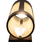 Meyda Lighting Cartier 5" Oil Rubbed Bronze Wall Sconce With Creme Carrara Idalight Shade