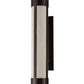 Meyda Lighting Cartier 6" Mahogany Bronze Wall Sconce With Beige Sahara Taupe Idalight Shade Glass