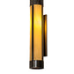 Meyda Lighting Cartier 6" Timeless Bronze Wall Sconce With Beige Tawnyrock Idalight Shade