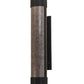 Meyda Lighting Cartier 6" Timeless Bronze Wall Sconce With Silver Mica Shade Glass