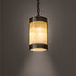Meyda Lighting Cartier 7" Oil Rubbed Bronze Mini Pendant Light With Creme Carrara Idalight Shade
