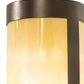 Meyda Lighting Cartier 7" Oil Rubbed Bronze Mini Pendant Light With Creme Carrara Idalight Shade