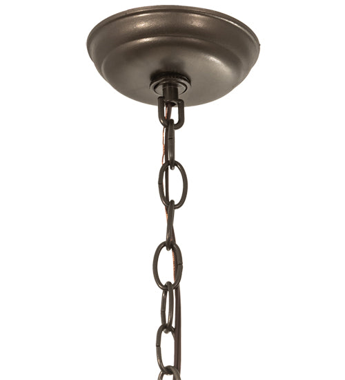Meyda Lighting Cartier 7" Oil Rubbed Bronze Mini Pendant Light With Creme Carrara Idalight Shade