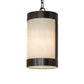 Meyda Lighting Cartier 7" Timeless Bronze Mini Pendant Light With Creme Carrara Idalight Shade