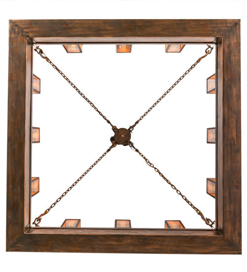 Meyda Lighting Cassidy 79" 12-Light Old Copper Pot Pendant Light
