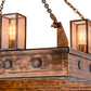 Meyda Lighting Cassidy 79" 12-Light Old Copper Pot Pendant Light