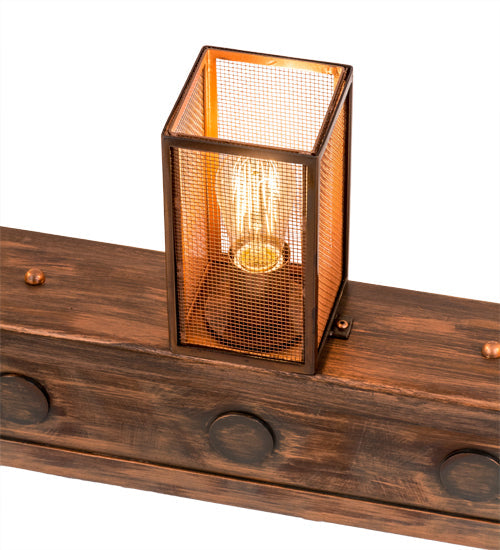 Meyda Lighting Cassidy 79" 12-Light Old Copper Pot Pendant Light