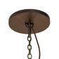 Meyda Lighting Castellum 179846 72" 41-Light 3-Tier Mahogany Bronze Chandelier With Beige Sahara Taupe Idalight Shade Glass