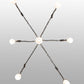 Meyda Lighting Castilian 128" 7-Light Timeless Bronze Adjustable Pendant Light With White Opalescent Shade Glass