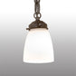 Meyda Lighting Castilian 128" 7-Light Timeless Bronze Adjustable Pendant Light With White Opalescent Shade Glass