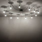 Meyda Lighting Castiliolite 218830 120" 12-Light Solar Black Pendant Light