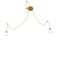 Meyda Lighting Castiliolite 60" 3-Light Matte Buttered Brass Bungalow Alabaster Pendant Light With White Alabaster Shade Glass