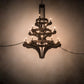 Meyda Lighting Castilla 196460 62" 21-Light 3-Tier Mahogany Bronze Chandelier