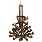 Meyda Lighting Castilla 196460 62" 21-Light 3-Tier Mahogany Bronze Chandelier
