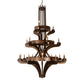 Meyda Lighting Castilla 196460 62" 21-Light 3-Tier Mahogany Bronze Chandelier