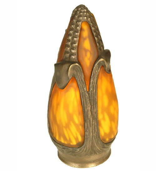 Meyda Lighting Castle 2" Corn Cob Antique Frame With Amber Glass