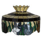 Meyda Lighting Cat 78062 20" Multi-Colored Shade Glass
