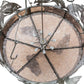 Meyda Lighting Catch of the Day 48" 6-Light Inverted Pendant Light With Silver Mica Shade Glass