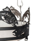 Meyda Lighting Catch of the Day 58" 18-Light 3-Tier Oil Rubbed Bronze Chandelier With Whitestone Shade