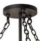Meyda Lighting Catch of the Day 58" 18-Light 3-Tier Oil Rubbed Bronze Chandelier With Whitestone Shade
