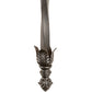 Meyda Lighting Catherine 8" Chestnut Wall Sconce With Beige Parchment Shade