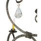 Meyda Lighting Celine 48" 10-Light Corinth Chandelier With White Ivory Faux Candlelight