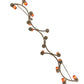 Meyda Lighting Cero 118" 14-Light Painted Antique Brass Island Chandelier With Maduro Idalight Shade