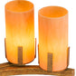 Meyda Lighting Cero 52" 8-Light Autumn Leaf Chandelier With Amber Quartz Idalight Shade Glass