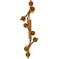 Meyda Lighting Cero 52" 8-Light Autumn Leaf Chandelier With Amber Quartz Idalight Shade Glass