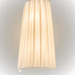 Meyda Lighting Channell 9" 2-Light Gloss White Tapered & Pleated Wall Sconce With Antique Cream Textrene Shade