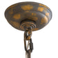 Meyda Lighting Chantilly 25" 5-Light French Bronze Chandelier With Cream Trumpet Textrene Shade