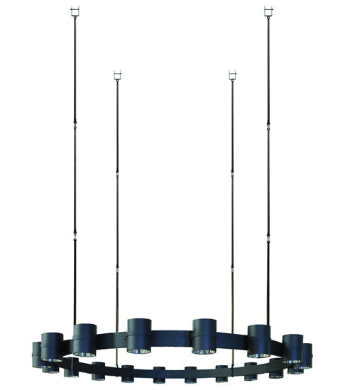 Meyda Lighting Chappell 180" 18-Light Wrought Iron Chandelier
