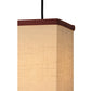 Meyda Lighting Charisma 8.5" Timeless Bronze Mini Pendant Light With Beige Textrene Shade
